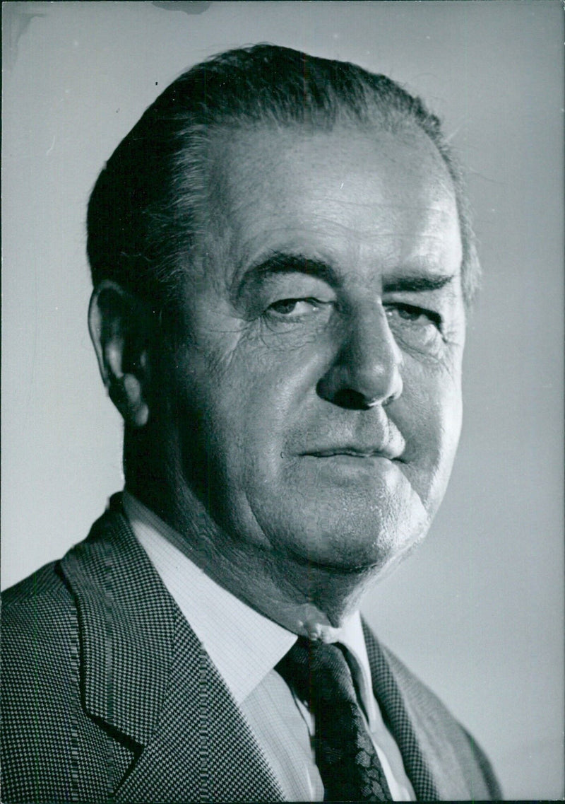 Sir William E. Williams, Director of Penguin Books Ltd. and Secretary-General of the Arts Council of Gt, Britain - Vintage Photograph