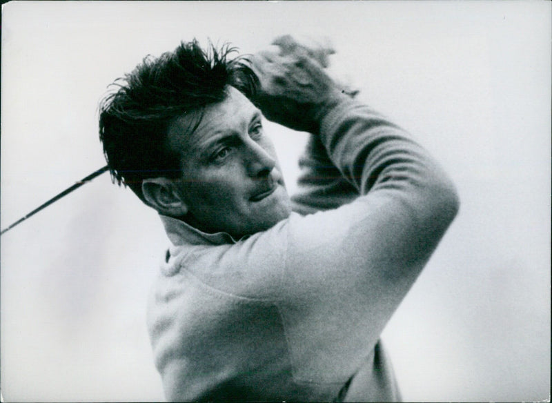 British golfer George Will representing Scotland in the World Cup tournament - Vintage Photograph