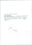 Ugo Vetere, a leading Communist M.P. and influential Party figure - Vintage Photograph