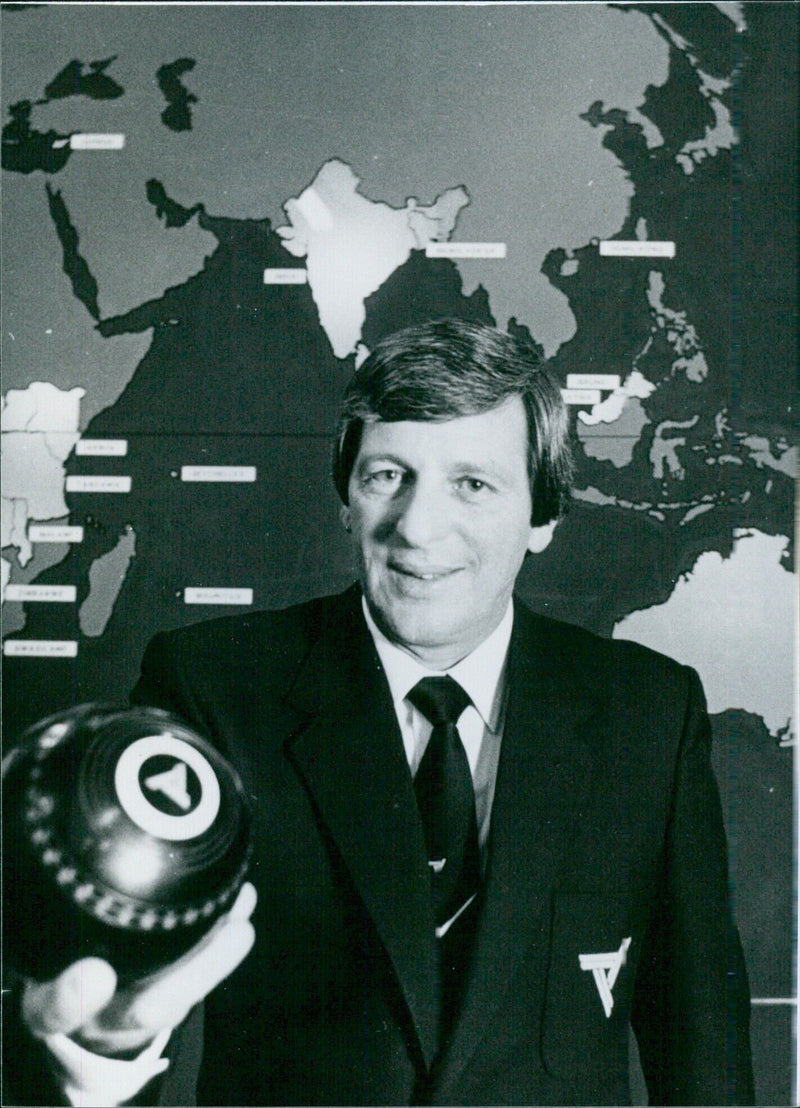 Dan Whitehead, Managing Director of the 1982 Commonwealth Games - Vintage Photograph