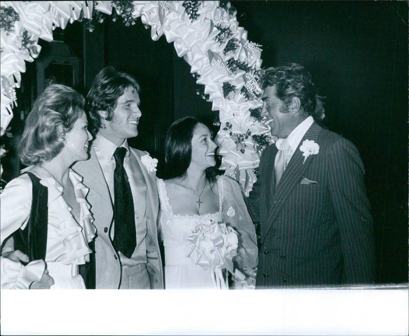 Jeanne Martin, DINU, Olivia Hussey, Dean Martin - Vintage Photograph