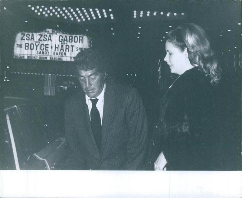 Zsa Zsa Boyce dancing in the Gabor 8000 Hart Show at the Sandy Baron Tregas Desky Room. - Vintage Photograph