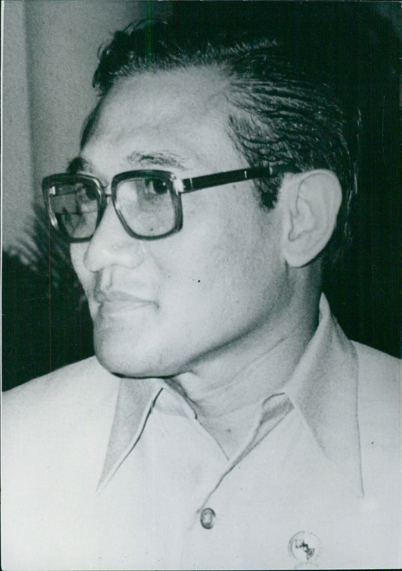 Professor Ali Wardhana, Indonesian Minister of Finance - Vintage Photograph