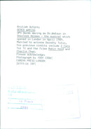 Derek Waring as Dr. Watson in Sherlock Holmes the musical - Vintage Photograph