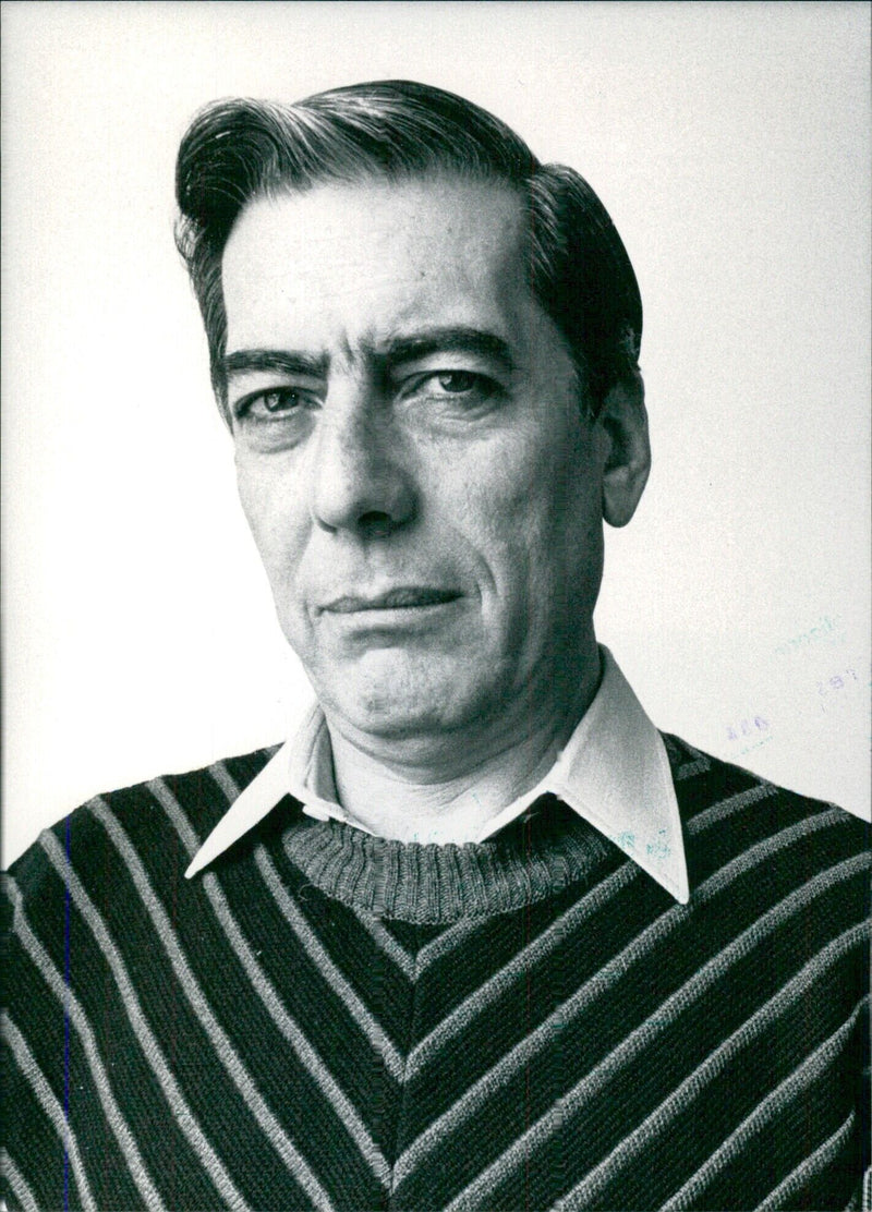 Mario Vargas Llosa, escritor peruano - Vintage Photograph