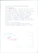 Harry West, Leader of the Ulster Unionist Party - Vintage Photograph