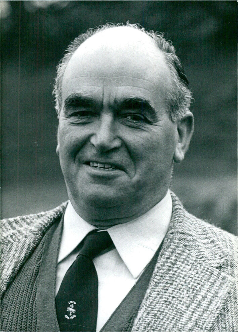 Harry West, Leader of the Ulster Unionist Party - Vintage Photograph