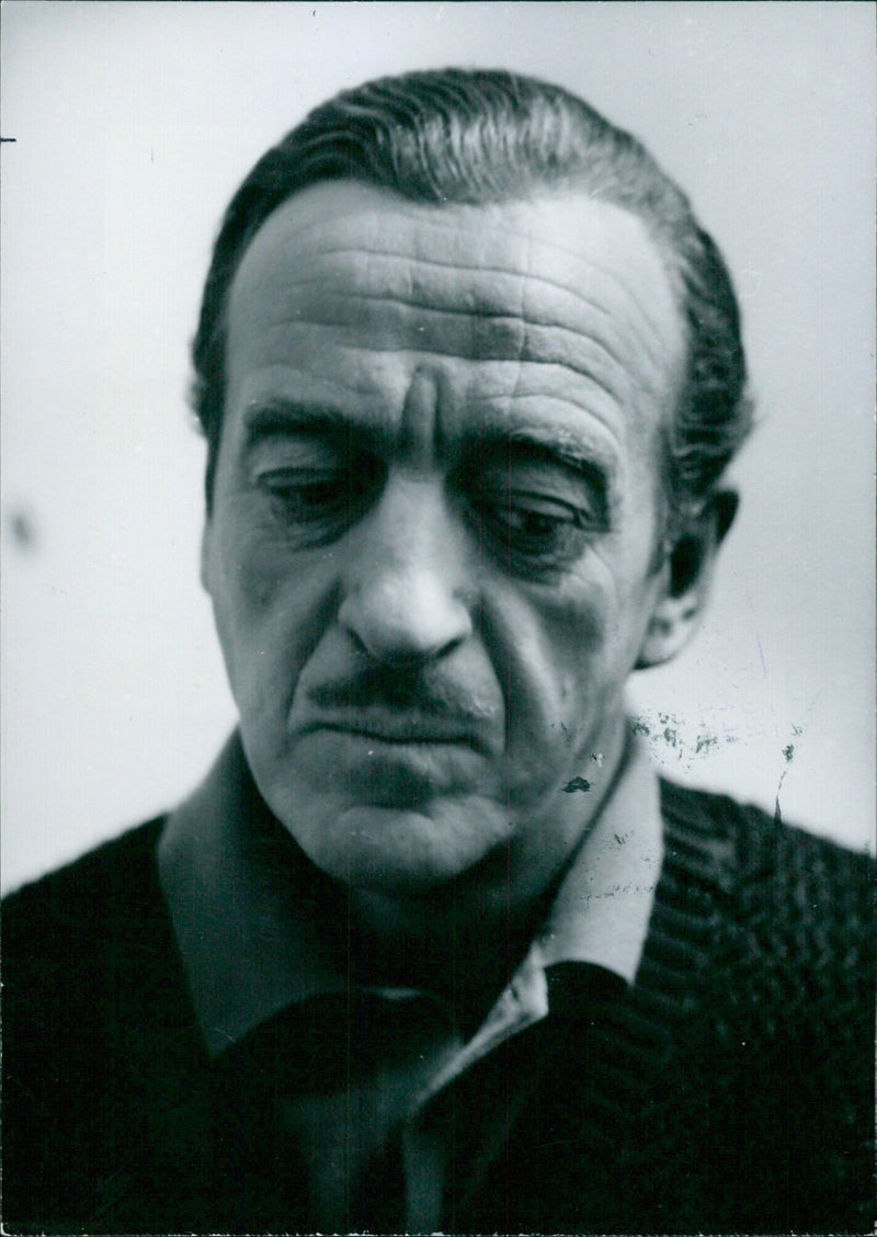 British Actor David Niven - Vintage Photograph