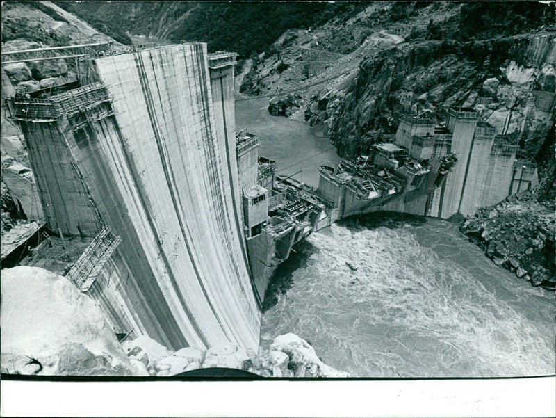 Gorigt CABORA BASSA DAM, MOZAMBIQUE OPS - Vintage Photograph