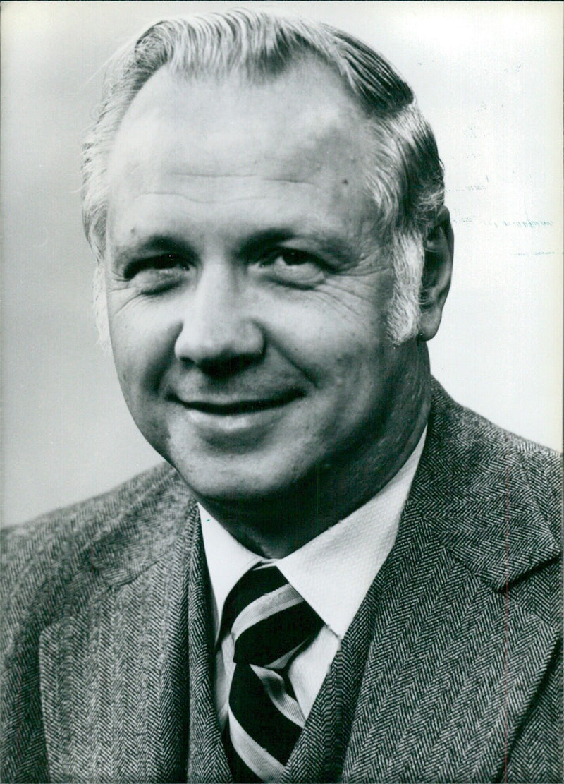 JAMES F. WATERS, Chairman and Managing Director of Adam Opel AG - Vintage Photograph