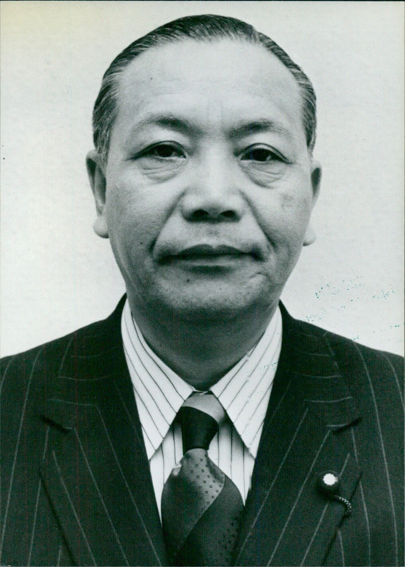 Japanese Politician EIICHI WATANABE - Vintage Photograph