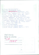 Phillip Whitehead, British Politician - Vintage Photograph