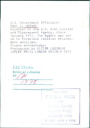 U.S. Government Official at the U.S. Arms Control and Disarmament Agency - Vintage Photograph