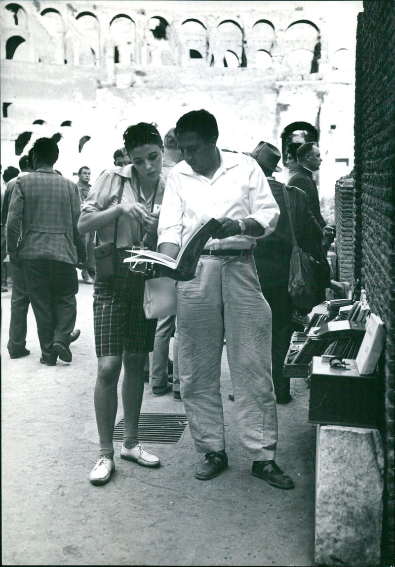 Joan Calling by Pat Morin for COPYRIGHT INTERNATIONAL MAGAZINE SERVICE - Vintage Photograph