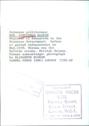 MRS. WINNIFRED GASKIN, Minister of Education in the Guyanese Government - Vintage Photograph