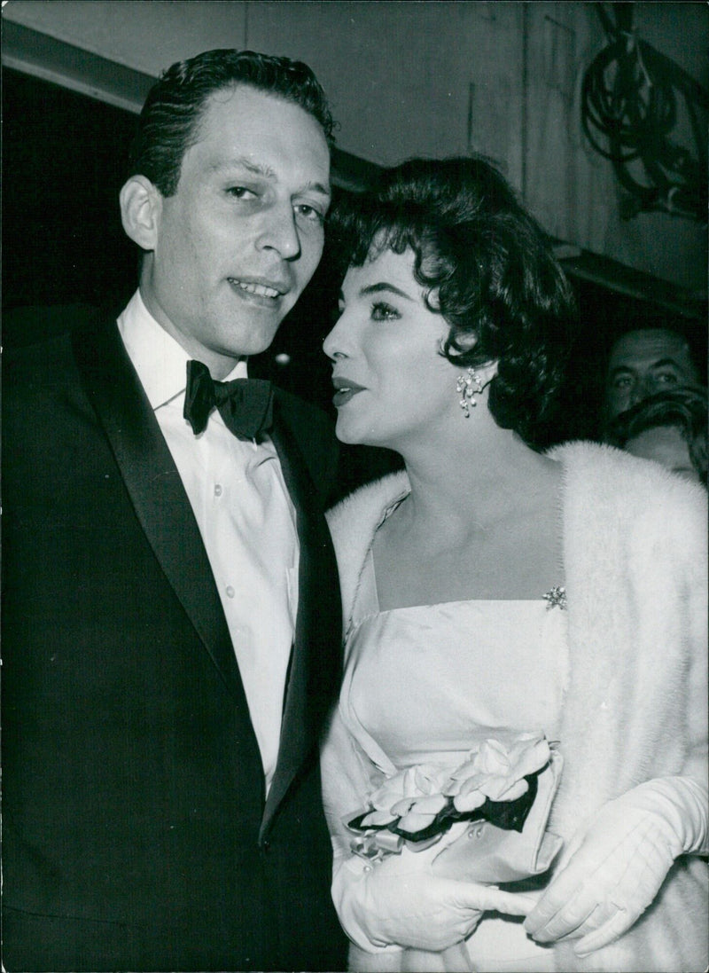 Joan Collins and Arthur Loen Jr. - Vintage Photograph