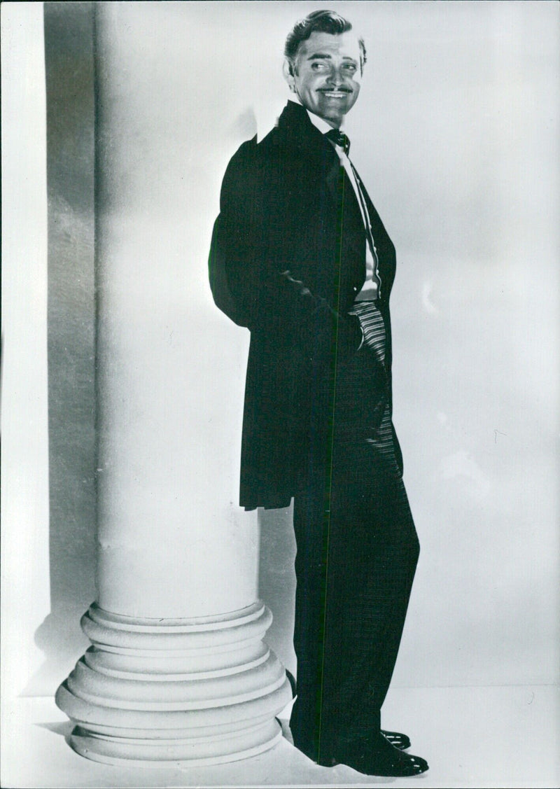 Historic Photograph: Clark Gable as Rhett Butler in "Gone With The Wind" - Vintage Photograph