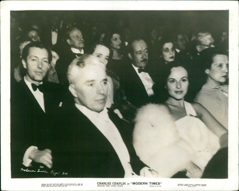 Charles Chaplin in "Modern Times" - Vintage Photograph