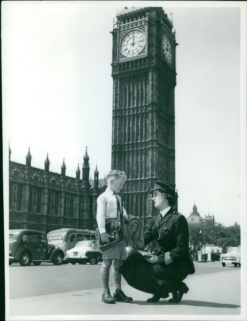 Police Officers in England - Vintage Photograph