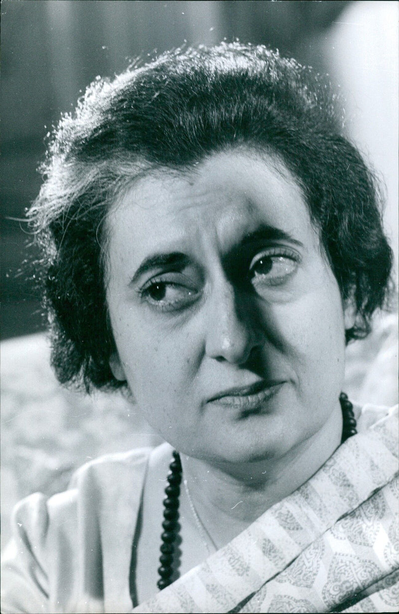 Indira Gandhi - Paris - Vintage Photograph