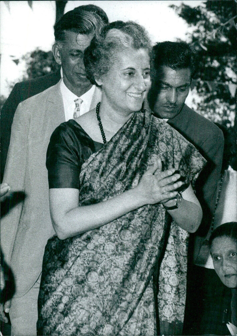 Prime Minister Mrs. Indira Gandhi of India - Vintage Photograph