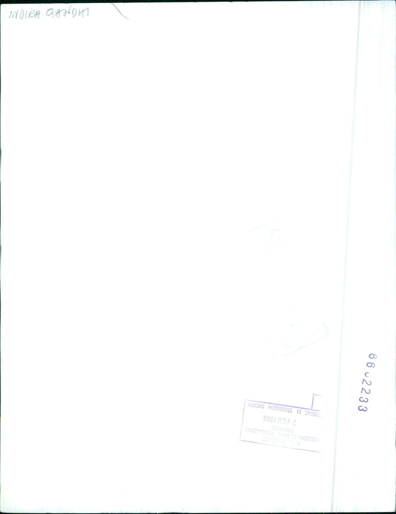 Indira Gandhi - Vintage Photograph