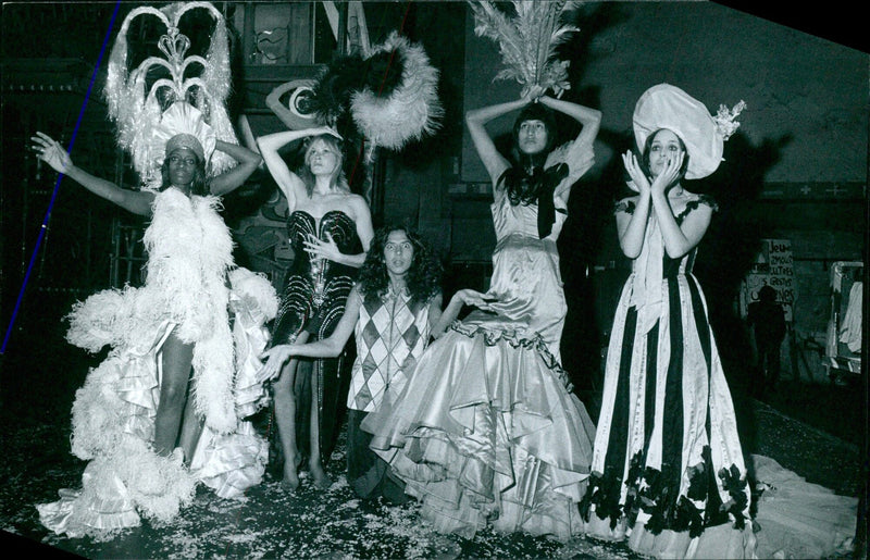 The costumes of the Casino du Pinis - Vintage Photograph