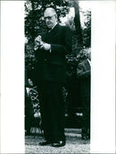 Unveiling of New Electric Car Model - Vintage Photograph