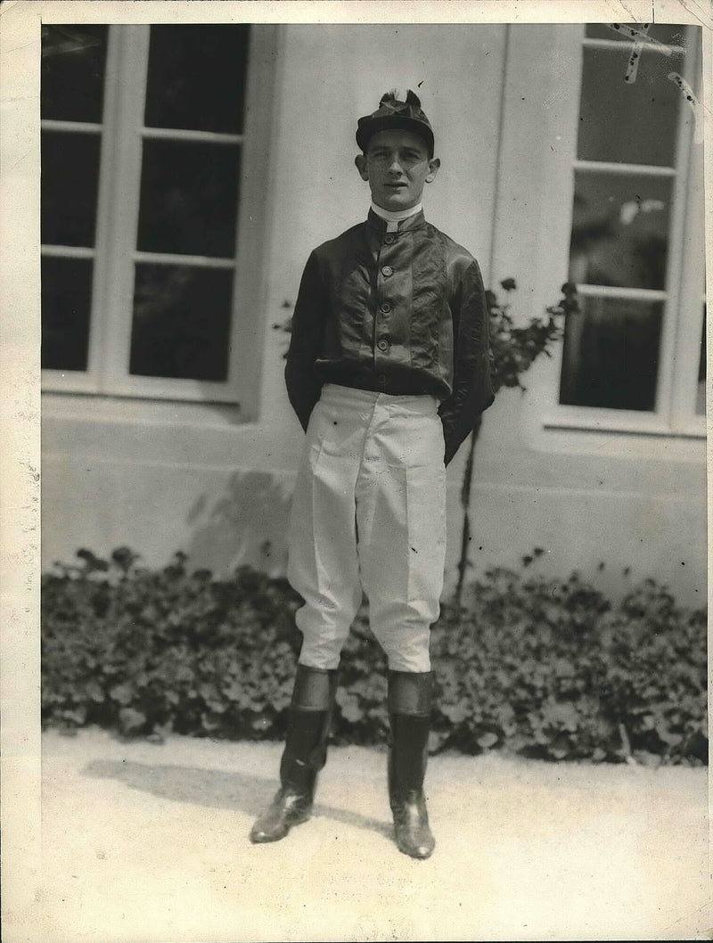 E. Kumer, one of America's leading jockeys - Vintage Photograph