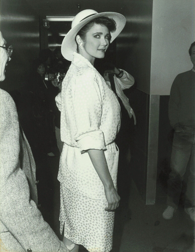 Lynda Carter at the Taping of the Bob Hope Easter Special - Vintage Photograph