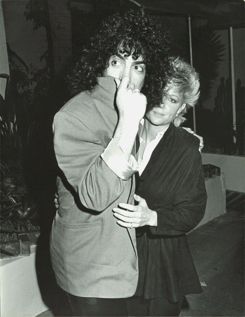 Paul Stanley of KISS at Spago Restaurant Party - Vintage Photograph