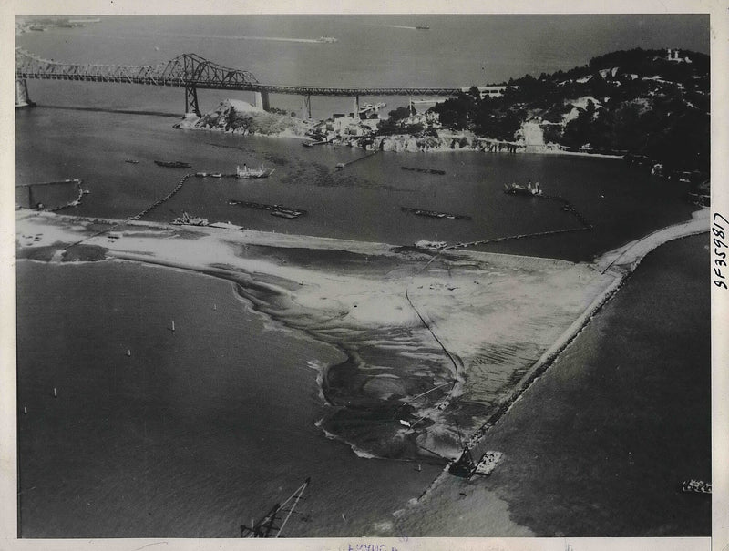 Rising from San Francisco Bay for Exposition - Vintage Photograph