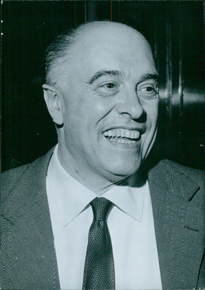 Carlo Ponti, Italian Film Director - Vintage Photograph