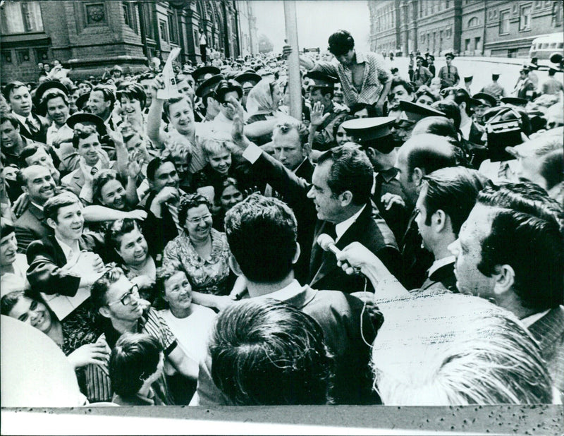 Nixon in Moscow - Vintage Photograph