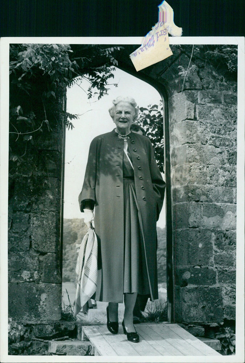 Lady Churchill celebrates 70th birthday - Vintage Photograph