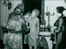 Pat Nixon Receives - Vintage Photograph