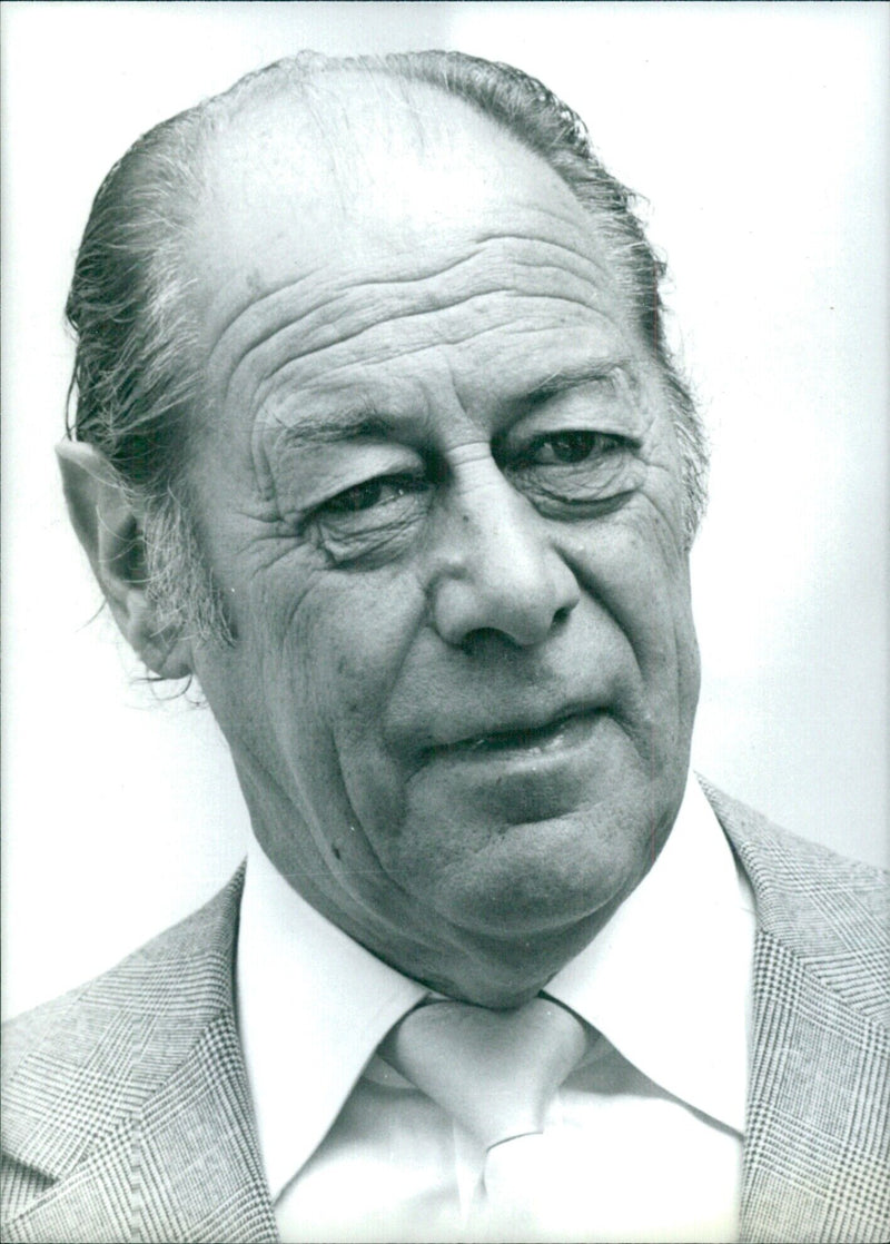 British Actor Rex Harrison - Vintage Photograph