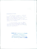 Anjelica Huston and Dayan Dayan on the set of John Huston's latest film - Vintage Photograph