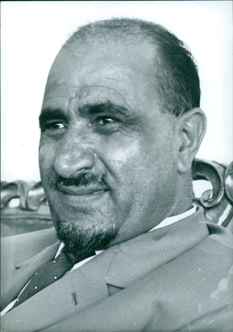 Marshal Abdullah Sallal, President of the Yemen Republic - Vintage Photograph