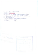 VASILI BOITSOV, Chairman of the State Committee of Standards of the USSR Council of Ministers - Vintage Photograph