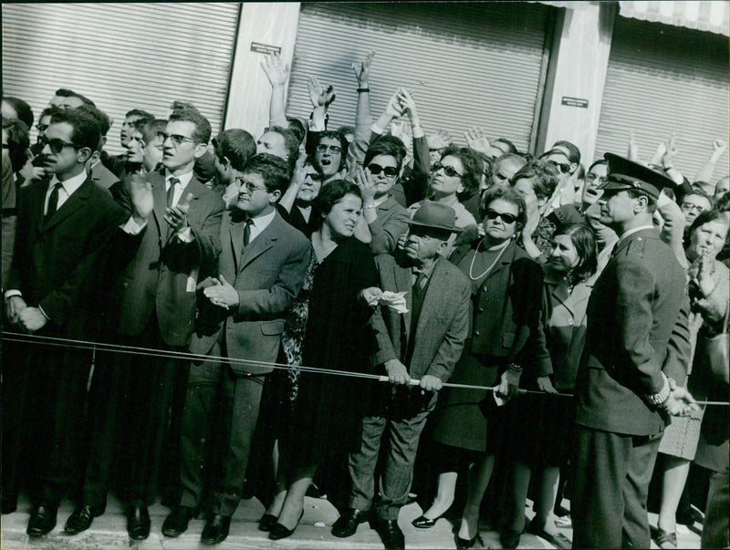 Funeral of Papandreou in Winn 26 Hellas - Vintage Photograph