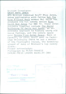 British Comedian Griff Rhys Jones - Vintage Photograph