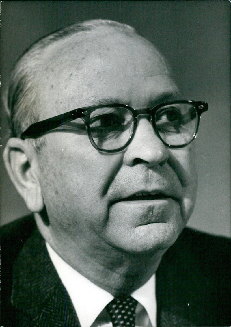 SENATOR JAMES CALEB BOGGS - Vintage Photograph