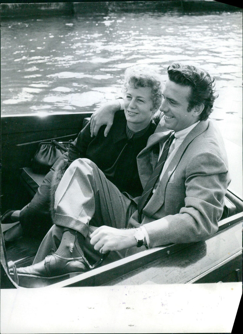 Ava Gardner and Shelley Winters in Rome - Vintage Photograph