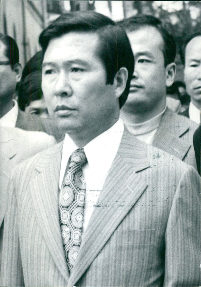 South Korean Politician Kim Dae Jung - Vintage Photograph