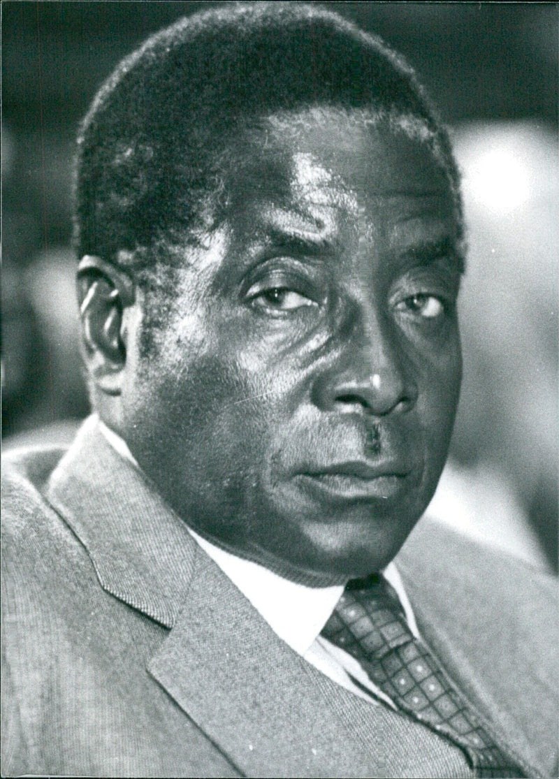 Robert Mugabe, Prime Minister and Minister of Defence - Vintage Photograph