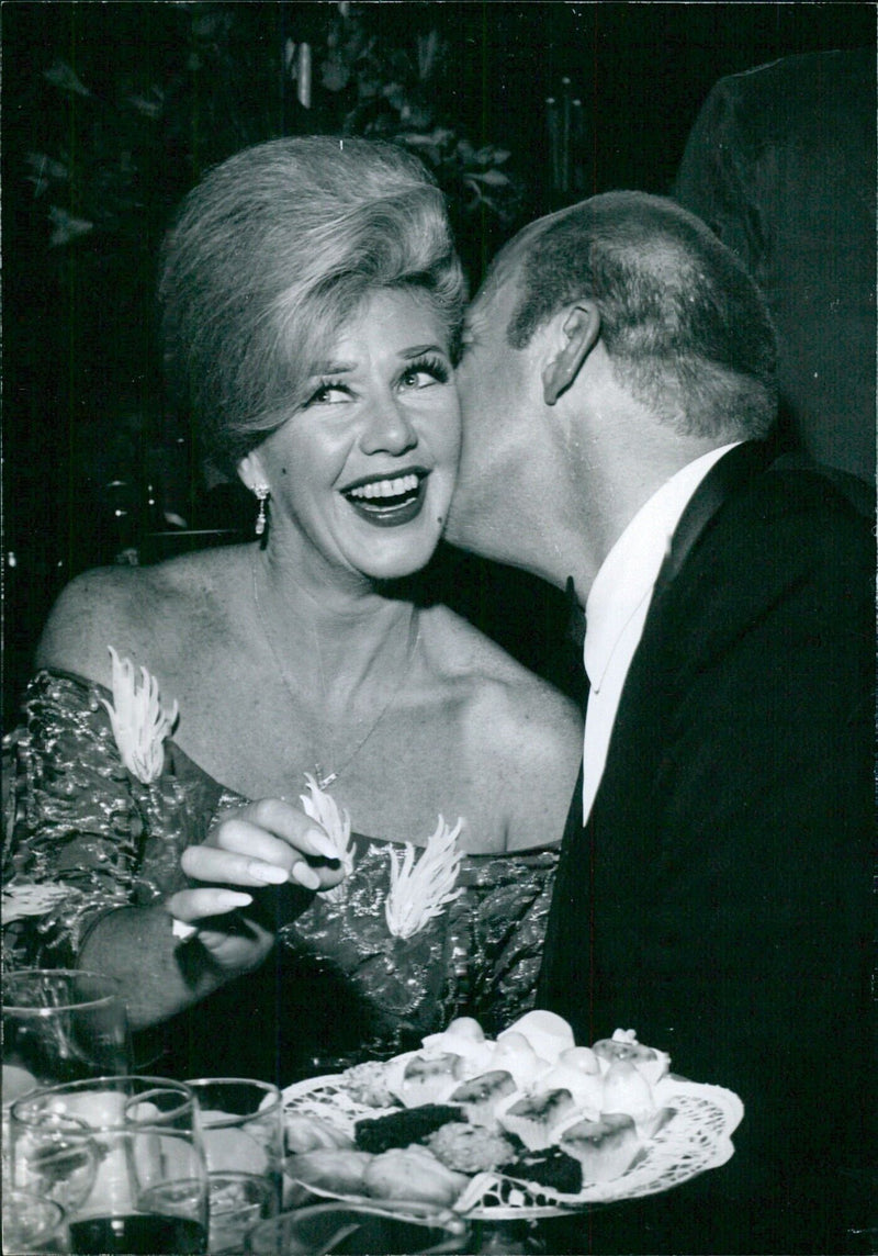 Ginger Rogers and Bill Marshall at a Hollywood Party - Vintage Photograph