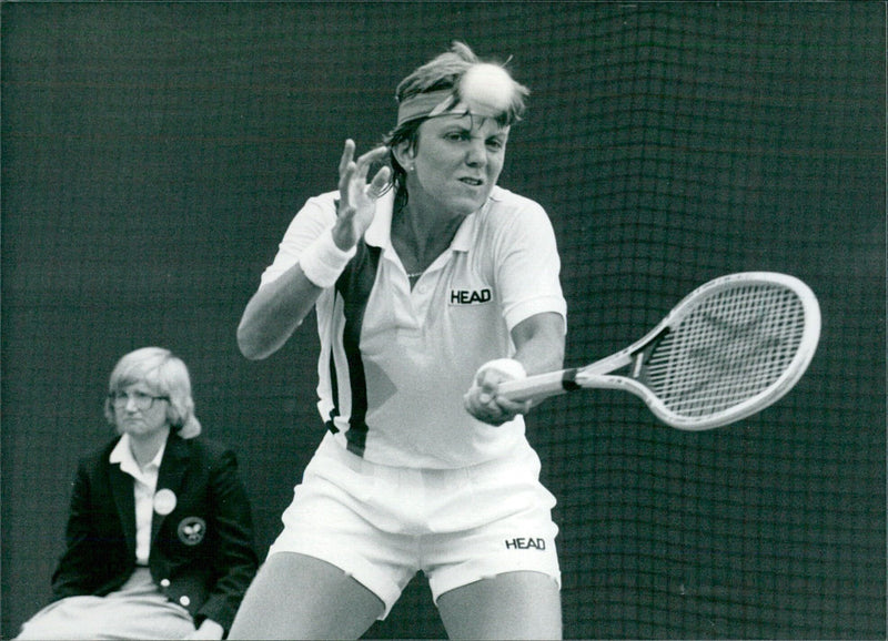 Sylvia Hanika, West German Tennis Player - Vintage Photograph