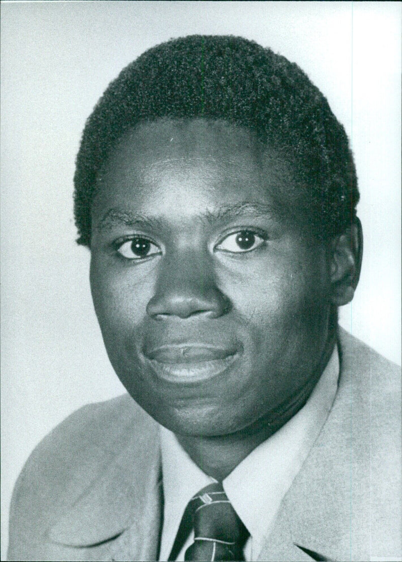 S.H.S. Makony, Zimbabwe's Minister of Industry and Energy Development - Vintage Photograph