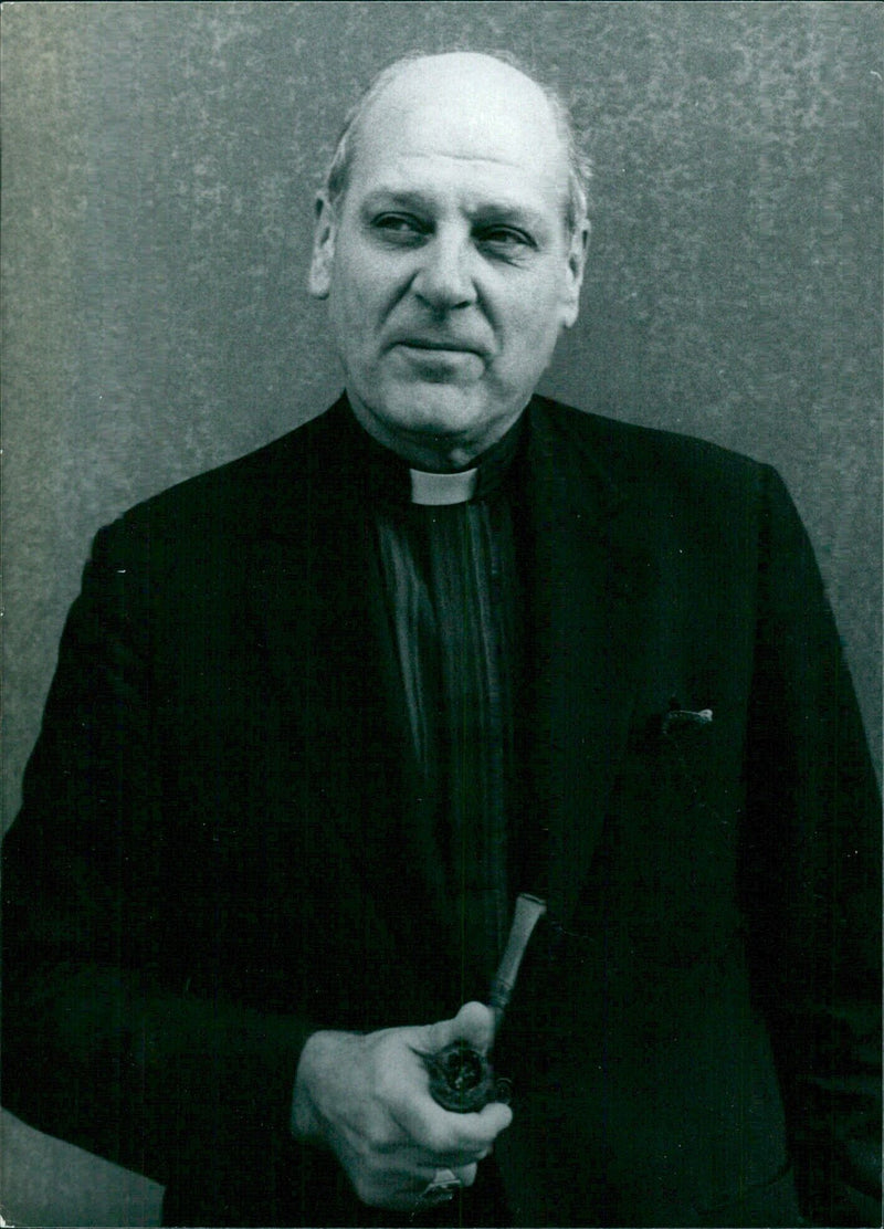 Bishop Paul C. Marcinkus, President of the Vatican bank - Vintage Photograph